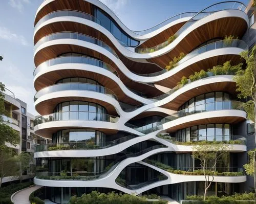 futuristic architecture,balconies,Photography,General,Natural