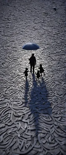 mudflat,puddle,jingzaijiao tile pan salt field,ripples,shadow play,man at the sea,reflection in water,father with child,footprints in the sand,shadows,salt field,reflection of the surface of the water,salt pan,exploration of the sea,salt-flats,silhouette of man,low tide,reflections in water,mermaid silhouette,wading,Photography,Artistic Photography,Artistic Photography 11