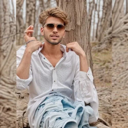 male model,danila bagrov,man on a bench,cigar,gosling,rio serrano,smoking cigar,male poses for drawing,lincoln blackwood,perched on a log,cigars,alejandro vergara blanco,persian poet,bodhi,uomo vitruviano,chest hair,nature and man,lucus burns,dress shirt,fernano alonso