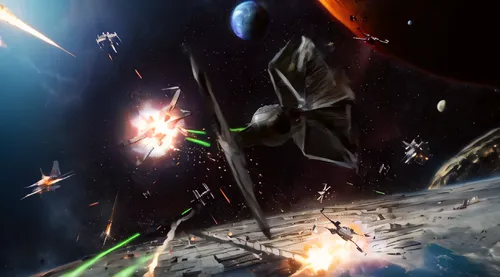 cg artwork,starwars,star wars,republic,first order tie fighter,empire,x-wing,april fools day background,background image,victory ship,gundam,tie-fighter,tie fighter,space art,missiles,fighter destruction,boba fett,digital compositing,force,federation