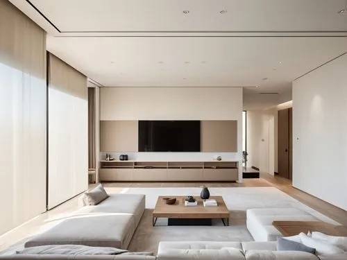 a modern living room with large white couches,minotti,associati,modern room,modern minimalist lounge,modern living room,interior modern design,Photography,General,Realistic