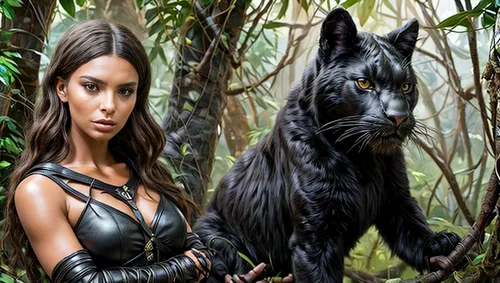 black shepherd,warrior woman,canis panther,mowgli,fantasy picture,pet black,bohemian shepherd,black warrior,she feeds the lion,exotic animals,king shepherd,huntress,female warrior,argan,fila brasileiro,black german shepherd,horse herder,black horse,doberman,carpathian shepherd dog