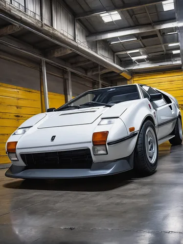 Write a suspenseful story where a thief attempts to steal an Autozam AZ-1 from a high-security facility.,alpine a310,ferrari 308 gtb/gts,ford rs200,countach,lamborghini diablo,lamborghini countach,bmw