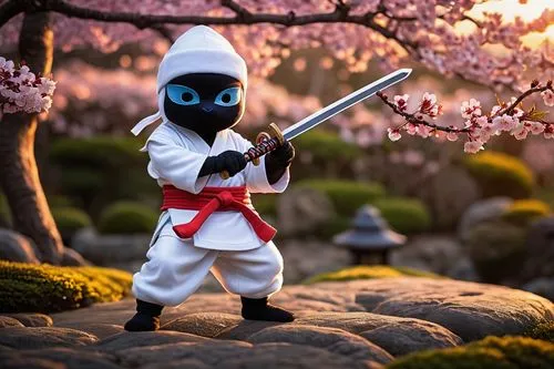 samurai fighter,samurai,japanese sakura background,niten,kenjutsu,sensei,ashigaru,ninjago,karateka,hanami,taijutsu,sakura background,jitsu,japanese garden ornament,benkei,hijiki,nidan,ronin,konietzko,yojimbo,Illustration,American Style,American Style 01