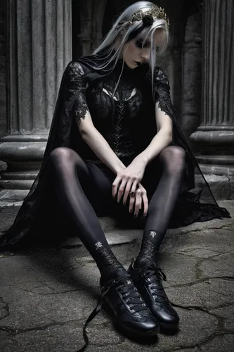 gothic fashion,gothic style,dark gothic mood,gothic woman,gothic,gothic portrait,goth,goth woman,goth like,goth subculture,goths,gothic dress,goth weekend,dark angel,goth whitby weekend,goth festival,black crow,black angel,blackmetal,witch house,Illustration,Realistic Fantasy,Realistic Fantasy 46