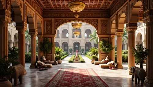 theed,the cairo,inside courtyard,cairo,qasr al watan,lamrani,alcazar of seville,royal interior,medinah,corridor,marble palace,amanresorts,deruta,riad,alhambra,al azhar,marrakech,alcazar,taj mahal hotel,emirates palace hotel