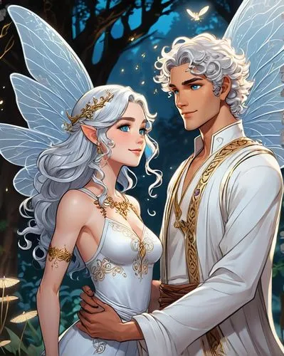 melian,seregil,christmas angels,cupids,angel and devil,carstairs,salick,silver wedding,alberthal,archangels,white rose snow queen,lyor,fairy tale icons,angels,josleyn,cantarella,uriel,abriel,fairytale characters,bird couple,Illustration,American Style,American Style 13