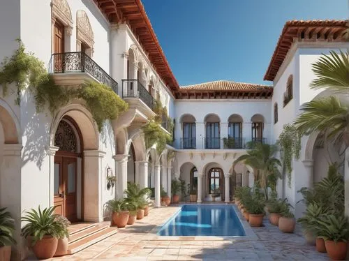 luxury property,palmilla,spanish tile,holiday villa,luxury real estate,luxury home,florida home,inmobiliarios,mansion,mansions,hacienda,beautiful home,courtyards,houses clipart,courtyard,dorne,3d rendering,exterior decoration,dreamhouse,homeadvisor,Unique,Design,Blueprint