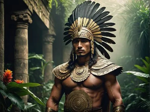 aztec,pharaoh,pharaonic,el dorado,tribal chief,headdress,ancient costume,aztecs,marvel of peru,incas,egyptian,inca,indian headdress,spartan,shaman,black warrior,ancient egyptian,sultan,ancient people,conquistador,Photography,Black and white photography,Black and White Photography 15