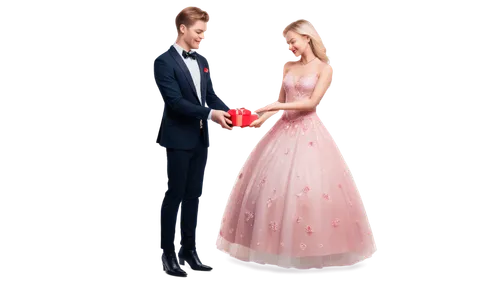 couple, Valentine's Day, romantic atmosphere, soft pink background, candles lit, rose petals scattered, beautiful detailed eyes, gentle smile, white skin tone, blonde hair, elegant makeup, red lipstic