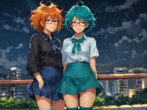 tsunayoshi,teal and orange,nairiku,garrison,rukundo,bunmei,Conceptual Art,Daily,Daily 32