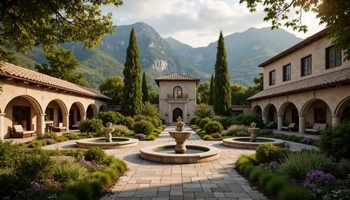 monastery garden,rivendell,merano,riva del garda,villa d'este,kotor,trento,courtyard,oberammergau,cloistered,courtyards,garden of the fountain,monastery,south tyrol,cloister,lefay,monasteries,monastero,bendemeer estates,villa balbianello