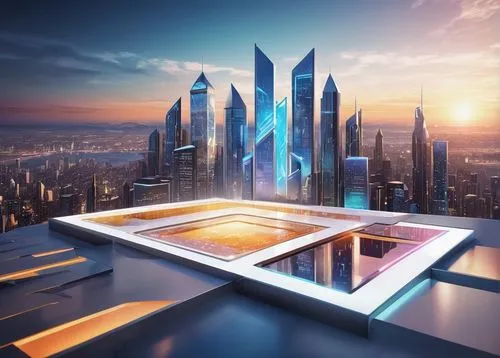 cybercity,futuristic architecture,futuristic landscape,dubay,cyberport,sky space concept,megacorporation,mubadala,cybertown,megacorporations,3d background,lexcorp,cube background,superhighways,citydev,fantasy city,city skyline,megapolis,cityscape,dubai,Unique,Design,Logo Design