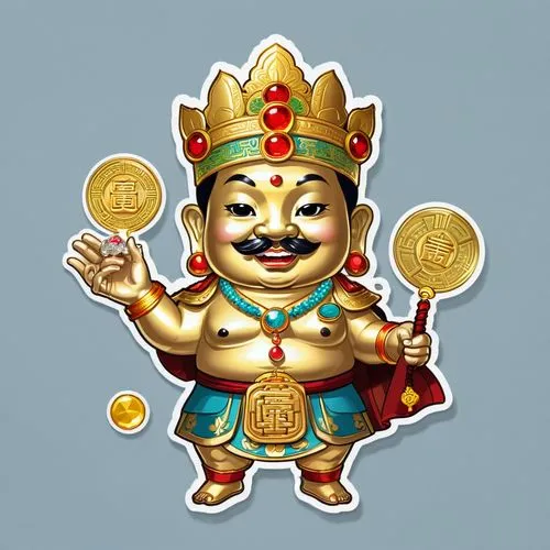 rupee,lakshmi,nepalese rupee,vajrasattva,sri lankan rupee,bodhisattva,nataraja,vishuddha,ramanguli,nepal rs badge,ramayan,hanuman,symbol of good luck,shakyamuni,sun god,onam,ganpati,ramayana,bhutan,auspicious symbol,Unique,Design,Sticker