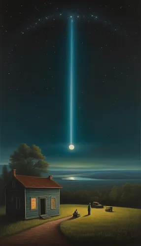 northen light,astronomer,night scene,tribute in light,astronomy,searchlights,the star of bethlehem,light phenomenon,astronomers,beam of light,northernlight,atmospheric phenomenon,abduction,incidence of light,celestial phenomenon,searchlamp,guiding light,ufo intercept,grant wood,space art,Art,Artistic Painting,Artistic Painting 02