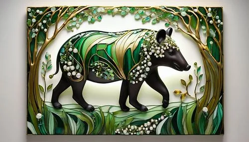 glass painting,painted horse,equus,arabian horse,clover frame,carousel horse,bamboo frame,irish horse,equine,okapis,arabian horses,woodland animals,enamelled,okapi,water elephant,caballo,art nouveau frame,forest animal,tapir,forest animals,Unique,Paper Cuts,Paper Cuts 01