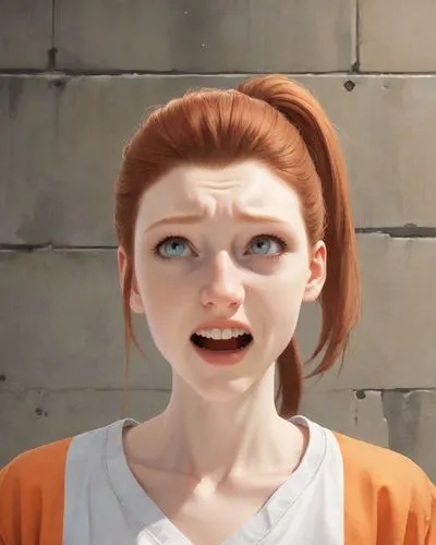 character animation,fallout4,clementine,the girl's face,worried girl,nora,child crying,cinnamon girl,maci,scared woman,rendering,emogi,piper,kosmea,gingerman,lis,daphne,cgi,beaker,elsa,Digital Art,Anime