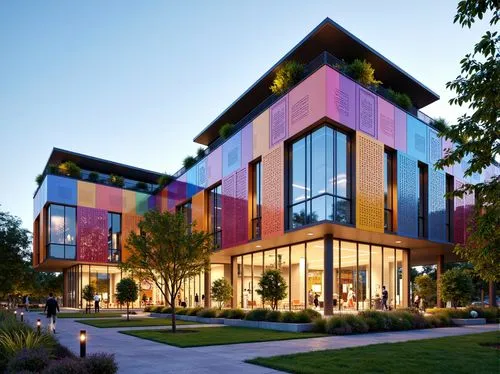 cube house,cohousing,cubic house,modern architecture,townhomes,lofts,glass facade,cube stilt houses,orenco,googleplex,townhome,new housing development,colorful facade,smart house,glass building,multifamily,glass facades,gcu,palo alto,contemporary