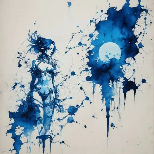 blue painting,blue rain,watercolor blue,zao,ink painting,blue asterisk,watercolor paint strokes,paint splatter,indigo,bluebottle,thick paint strokes,blue birds and blossom,abstract painting,cobalt,paint strokes,blue mold,cobalt blue,splatter,blue moon,oil stain,Conceptual Art,Fantasy,Fantasy 06