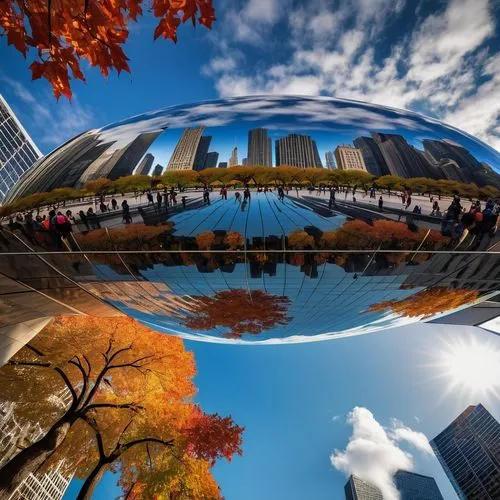 chicago,rencen,artprize,chicagoland,chicagoan,chicago skyline,360 ° panorama,fisheye,panoramas,photosphere,360 °,fish eye,stereographic,streeterville,minneapolis,macroperspective,cityscapes,city scape,lens reflection,central park,Conceptual Art,Daily,Daily 23