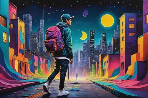 welin,city lights,pedestrian,atrak,moonwalked,digitalism,colorful city,vector illustration,moonwalks,citylights,vector art,world digital painting,synth,posttraumatic,a pedestrian,burzenin,sidewalks,light paint,moon walk,would a background,Illustration,Realistic Fantasy,Realistic Fantasy 41