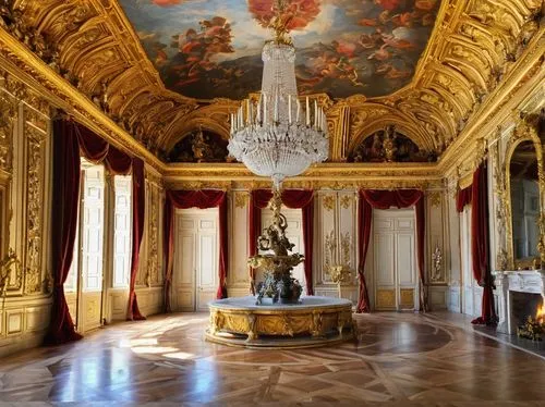 enfilade,ritzau,ornate room,royal interior,versaille,orangerie,villa cortine palace,versailles,sanssouci,hermitage,entrance hall,chambre,europe palace,louvre,fontainebleau,rococo,foyer,grandeur,chevalerie,antechamber,Illustration,Realistic Fantasy,Realistic Fantasy 45