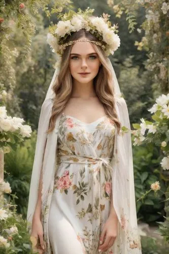 margairaz,garden fairy,flower fairy,girl in flowers,kupala,jessamine,Digital Art,Classicism