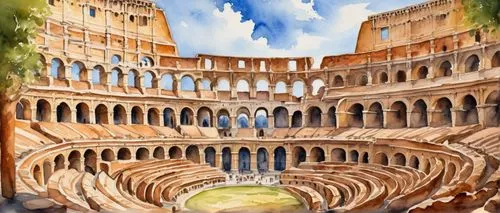 italy colosseum,colosseum,roman coliseum,coliseo,colloseum,the colosseum,coliseum,colosseo,in the colosseum,gladiatorial,ancient rome,trajan's forum,colisee,amphitheatre,caldarium,roman ruins,roman theatre,ancient theatre,rome 2,pula,Illustration,Paper based,Paper Based 24