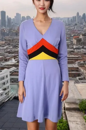 sukarnoputri,pakorn,kurung,minidress,baju,blue dress,suciwati,rcti,kaew chao chom,widya,nice dress,indrawati,purple dress,bidadari,doll dress,dress,hamulack,colorful,short dress,kreuk,Female,East Asians,Outdoor,Urban Rooftop