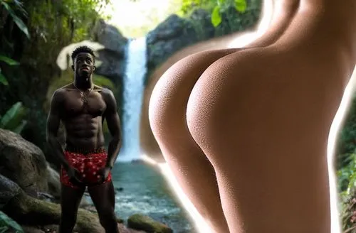 akuapem,loincloth,jarawa,garden of eden,vaas,nature and man