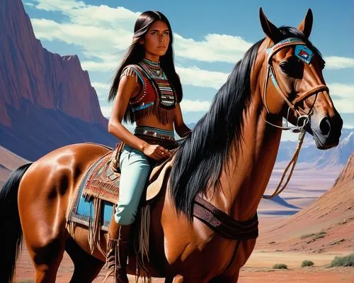 winnetou,buckskins,cherokee,navajo,sacagawea,buckskin,shoshoni,navaho,horsewoman,hinemoa,washakie,lakota,shoshone,cochise,paiute,comanche,nighthorse,horsemanship,blackfeet,horse herder,Conceptual Art,Sci-Fi,Sci-Fi 20