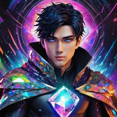 cg artwork,kai,prism,ethereum icon,leo,fantasy portrait,merlin,yukio,game illustration,diamond-heart,ren,vanitas,prism ball,diamond background,zero,portrait background,alexander,joshua,edit icon,world digital painting,Conceptual Art,Daily,Daily 21