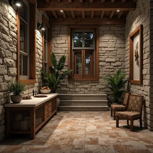 entryway,entryways,3d rendering,luxury bathroom,natural stone,rest room,front porch,rustic,travertine,mudroom,stone wall,render,sandstone wall,country cottage,home landscape,porch,ceramic tile,stoneworks,3d render,remodeler