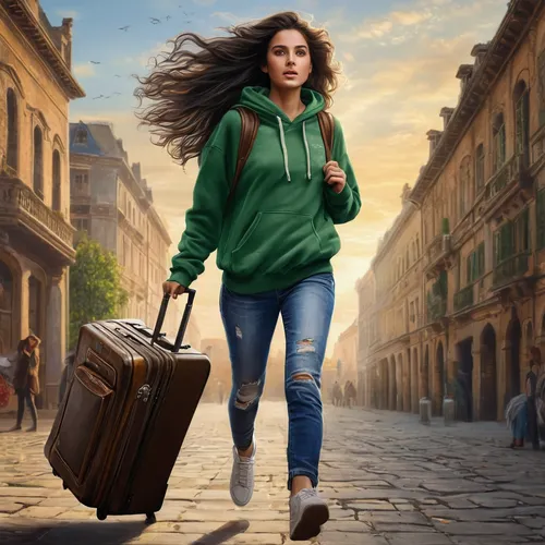 travel woman,girl walking away,luggage and bags,woman walking,baggage,the girl at the station,traveler,to travel,traveling,a pedestrian,travelling,backpacker,travelers,girl in a historic way,world travel,travel,traveller,girl in a long,pedestrian,passenger,Photography,General,Natural