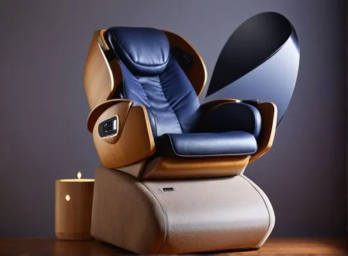 高端款按摩椅,a chair that is made out of a blue cushion,ekornes,tailor seat,leather seat,maletti,natuzzi,cinema seat,Photography,General,Natural