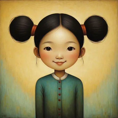 oriental girl,asian woman,geisha girl,child portrait,girl portrait,mulan,chinese art,vietnamese woman,hanbok,japanese woman,portrait of a girl,kids illustration,janome chow,cute cartoon character,luo han guo,painter doll,oriental princess,oriental,japanese doll,geisha,Illustration,Abstract Fantasy,Abstract Fantasy 17