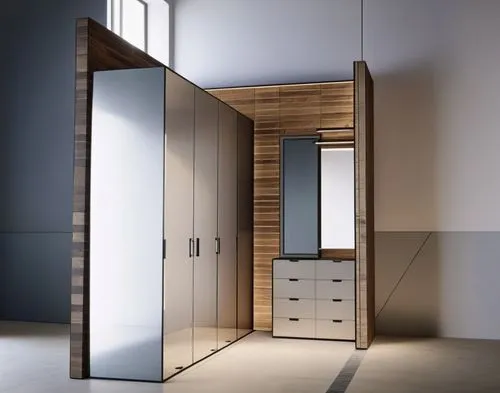 walk-in closet,wardrobes,storage cabinet,schrank,armoire,hinged doors,Illustration,Black and White,Black and White 32