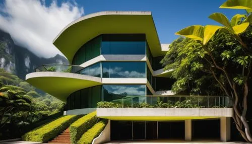 seidler,corbu,fresnaye,modern architecture,neutra,futuristic architecture,corbusier,javeriana,niemeyer,embl,cantilevers,niteroi,lubetkin,glucksman,lasdun,cantilevered,interlace,modern house,eisenman,dunes house,Illustration,Realistic Fantasy,Realistic Fantasy 36