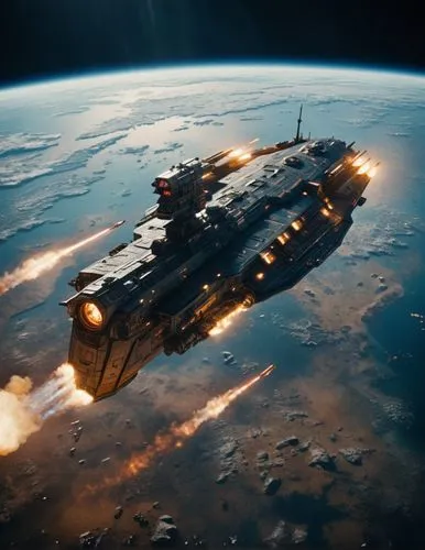 Uma Nave espacial de combate e reconhecimento militar,dreadnought,battlecruiser,fast space cruiser,carrack,victory ship,supercarrier,flagship,anaconda,light cruiser,sci fi,asp,valerian,uss voyager,x-w