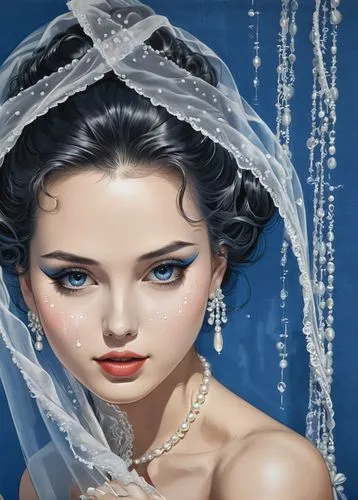 bride,silver wedding,bridal,dead bride,bridal veil,bridal clothing,bridal accessory,bridal jewelry,bridal dress,romantic portrait,oil painting on canvas,debutante,victorian lady,dowries,wedding dresses,wedding dress,oil painting,crinoline,wedding gown,mother of the bride,Unique,Design,Blueprint