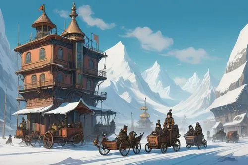 winter village,icewind,syberia,winter festival,khutor,winterfell,mountain settlement,neverwinter,alpine village,northrend,winterland,santa's village,russian folk style,hamelin,mountain village,skotnikov,warfront,winterplace,townsmen,winter house