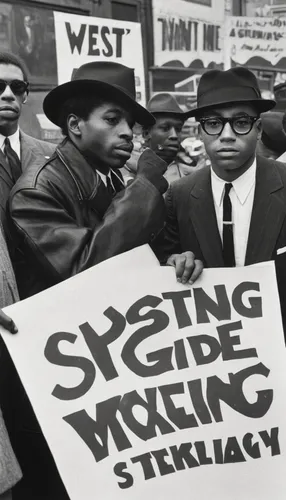 Imagine a secret meeting where the West Side gang exchanges valuable information while subtly showcasing their sign to establish trust and loyalty.,protest,suckling,marching,steering,martin luther kin