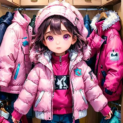 parka,llenn,winter clothing,winter clothes,himawari,snowsuit,Anime,Anime,General