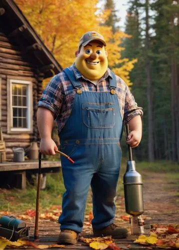 minion tim,dancing dave minion,lumberjack,minion hulk,minion,lumberjack pattern,blue-collar worker,tradesman,woodsman,farmer in the woods,builder,minions,dewalt,carpenter,aa,bob,pubg mascot,repairman,a carpenter,blue-collar,Illustration,Paper based,Paper Based 01