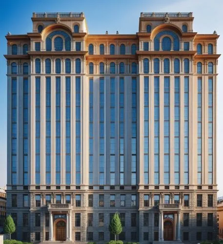 a very tall building with many windows and some balconies,rotana,kempinski,largest hotel in dubai,borgata,corinthia,potawatomi