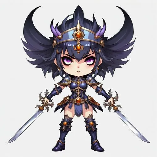 yuel,oboro,chibi girl,ryoma,maplestory,bellona,Illustration,Abstract Fantasy,Abstract Fantasy 11