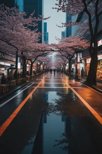 cherry blossom in the rain,japanese sakura background,sakura trees,tokyo,tokyo city,sakura blossom,kyoto,sakura blossoms,sakura tree,cherry blossom tree-lined avenue,shinjuku,osaka,sakura background,japan,sakura,japan landscape,tokyo ¡¡,hanami,nihonbashi,the cherry blossoms,Photography,Documentary Photography,Documentary Photography 08