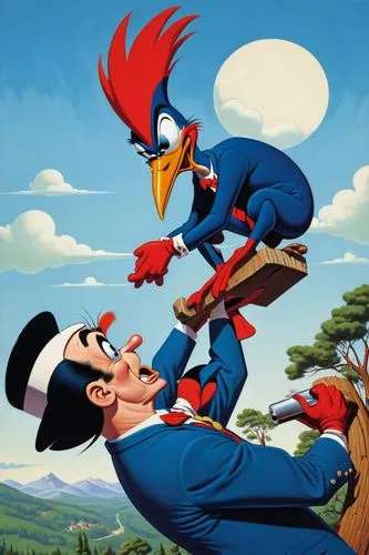 jeckle,uderzo,pecker,jodocus,kettleman,clampett,Illustration,American Style,American Style 05