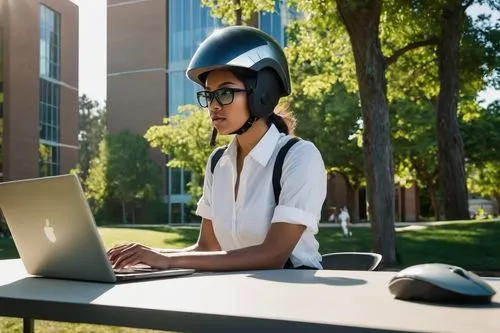 girl at the computer,women in technology,wireless headset,distance learning,student information systems,courier software,telecommuters,construction helmet,telecommuting,girl studying,businesswoman,online courses,computerologist,schuberth,school administration software,telepresence,work from home,online learning,safety helmet,pitchwoman,Illustration,Paper based,Paper Based 12