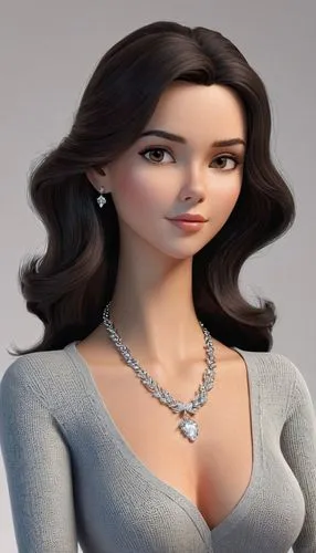 pearl necklace,pearl necklaces,princess sofia,mikimoto,gothel,necklace,Unique,3D,3D Character